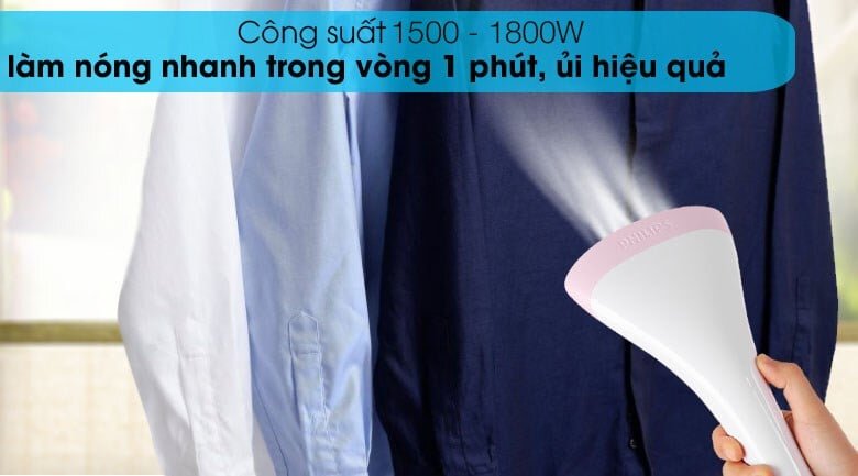Bàn ủi hơi nước đứng Philips GC485/49 công suất 1.800W