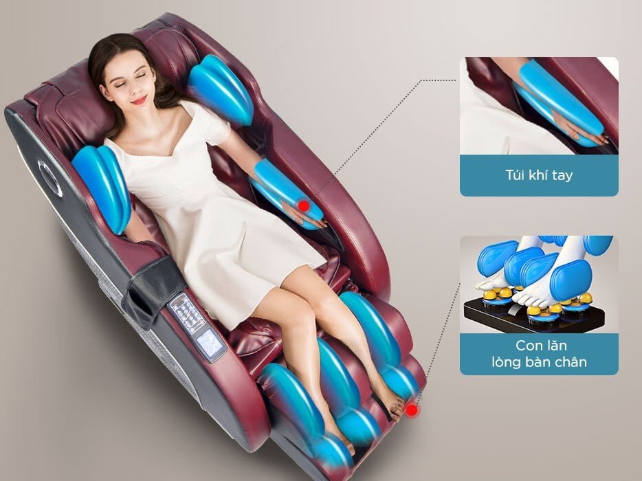 Túi khí ở tay và con lăn ở lòng bàn chân Buheung MK-5200