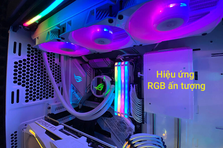 Tản nhiệt nước AIO ASUS ROG STRIX LC 240 RGB| Hiệu ứng ấn tượng