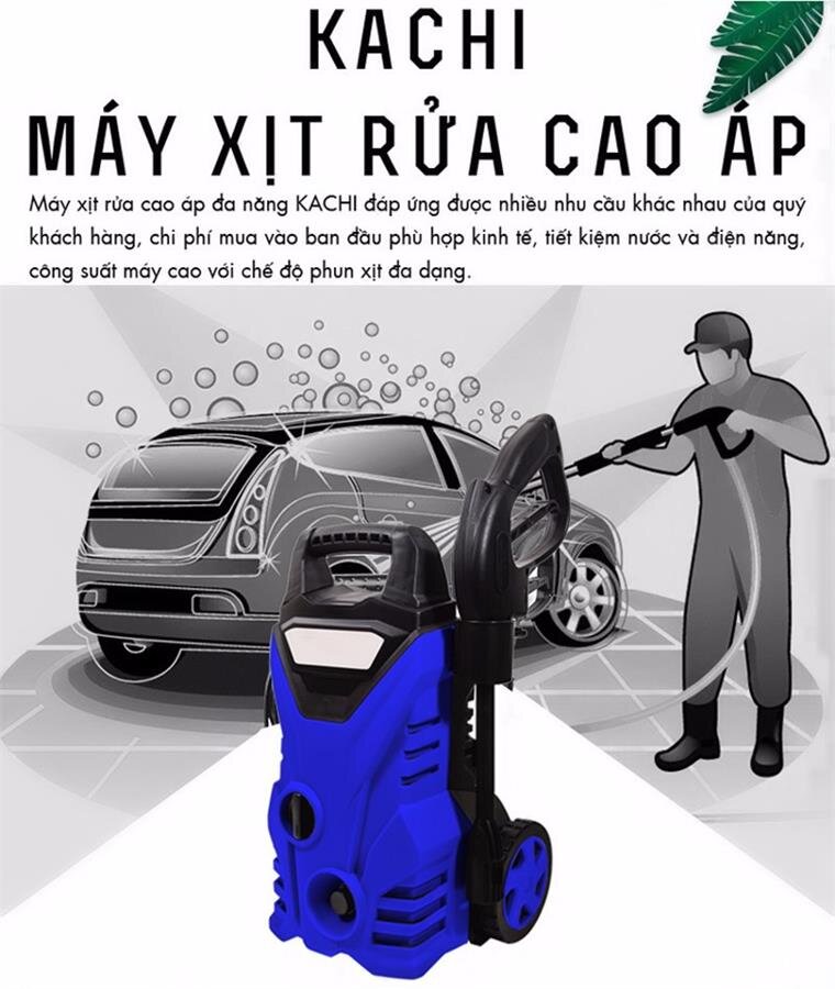 Máy xịt rửa 1400W Kachi Mk72