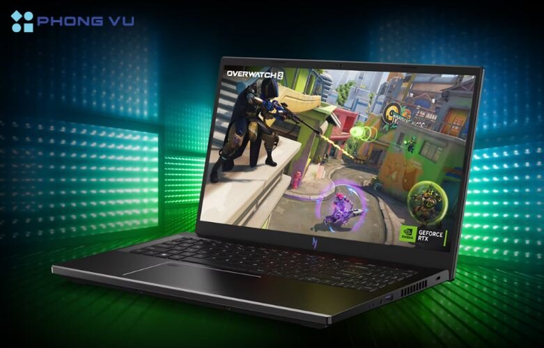 Nhờ card màn hình NVIDIA® GeForce RTX™ 3050, Laptop ACER Nitro V ANV15-51-56D5 đảm bảo mọi khung hình không bị giật lag, cho phép hiển thị hình ảnh ở độ phân giải cao