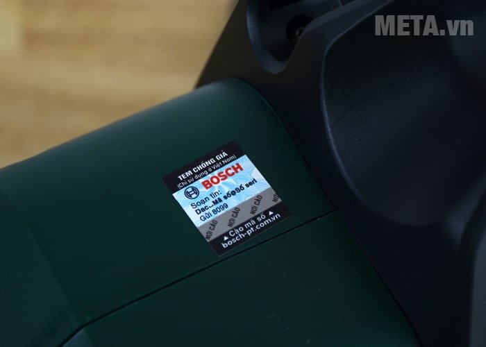 Tem chống giả của máy rửa xe Bosch khi mua hàng tại META.vn