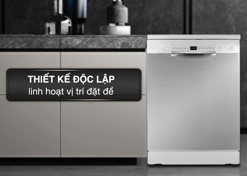 Bosch SMS2HAI12E thiết kế hiện đại, nổi bật (Ảnh: bosch).