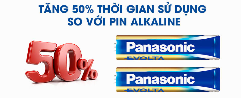 Pin AAA 2 viên Panasonic Evolta LR03EG-2B-V