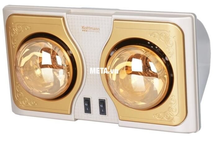 Đèn sưởi nhà tắm Kottmann 2 bóng K2BH