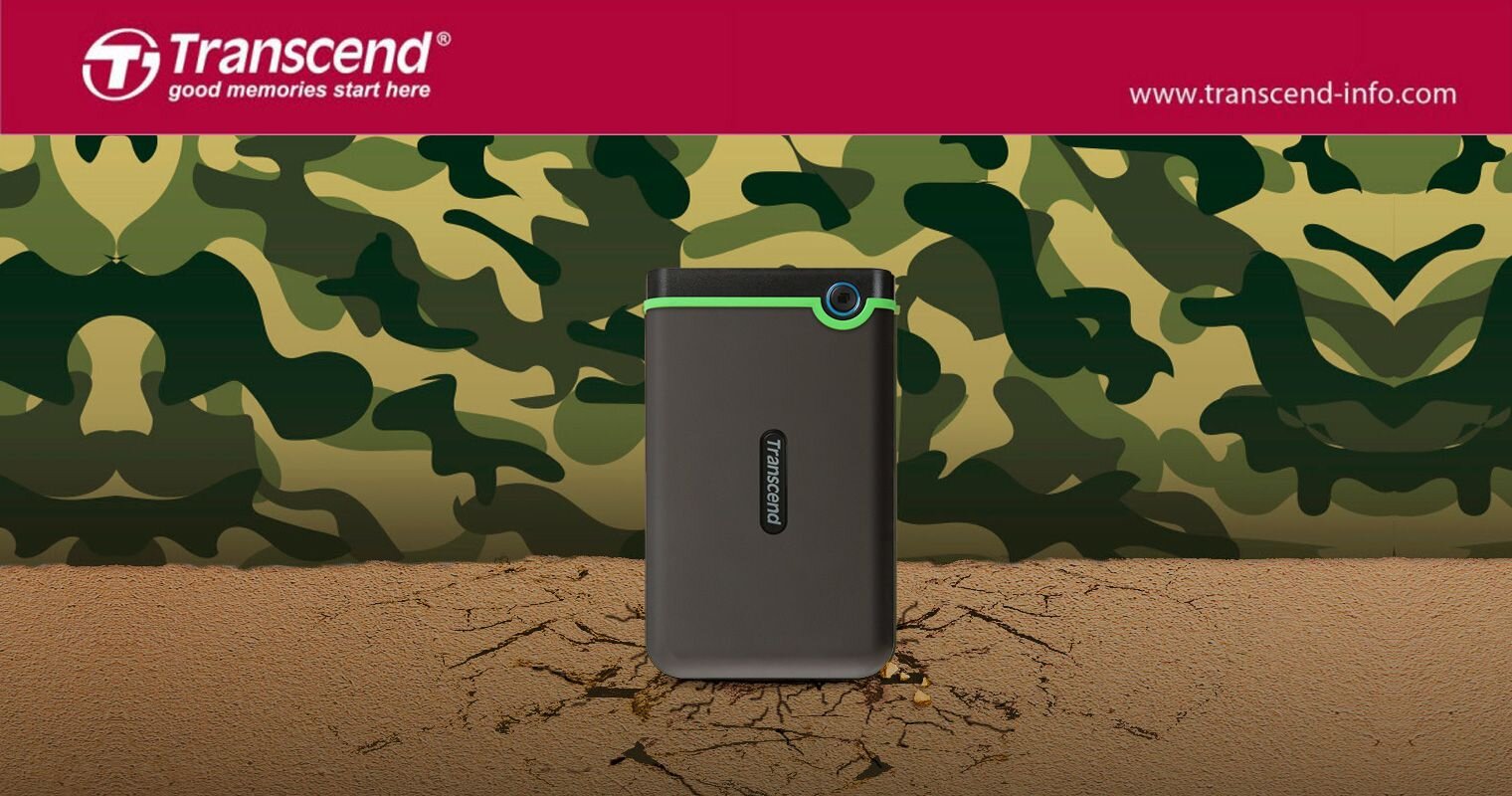 Ổ cứng di động Transcend 4TB 2.5inch StoreJet Slim 25M3S Màu Xám, Chống Sốc  4