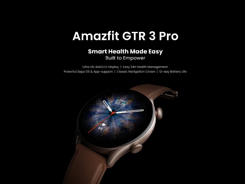 Đồng hồ thông minh Amazfit GTR 3 Pro thiết kế