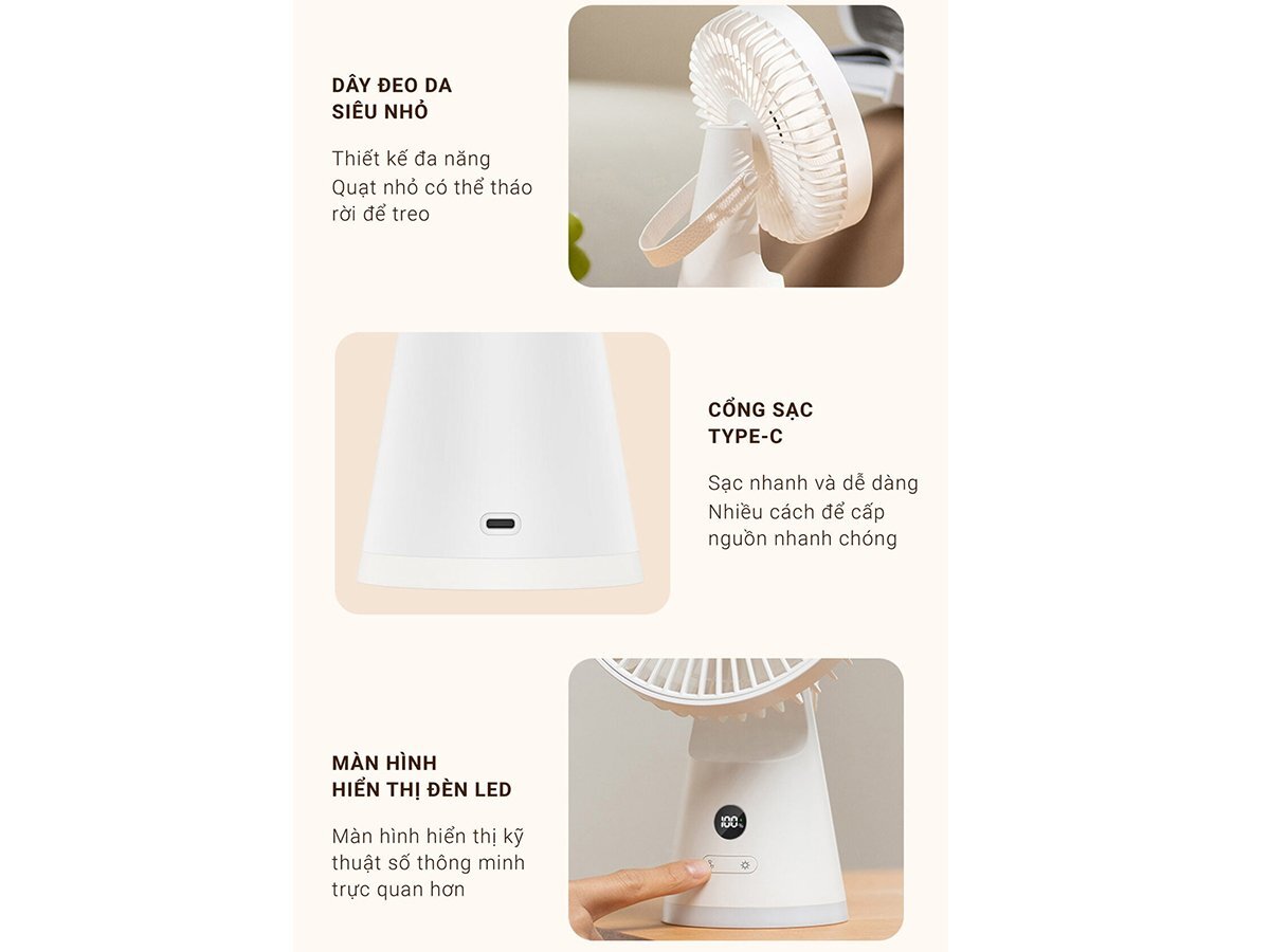 Quạt tích điện 