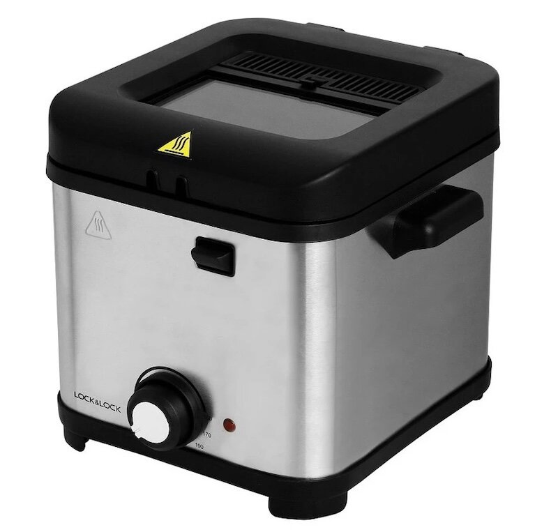 Nồi chiên ngập dầu Lock&Lock EJF716SLV sở hữu dung tích 1,5 lít