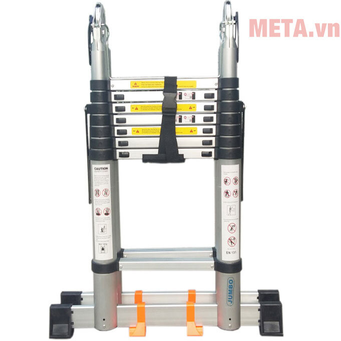 Thang nhôm rút chữ A cao cấp Jumbo A250