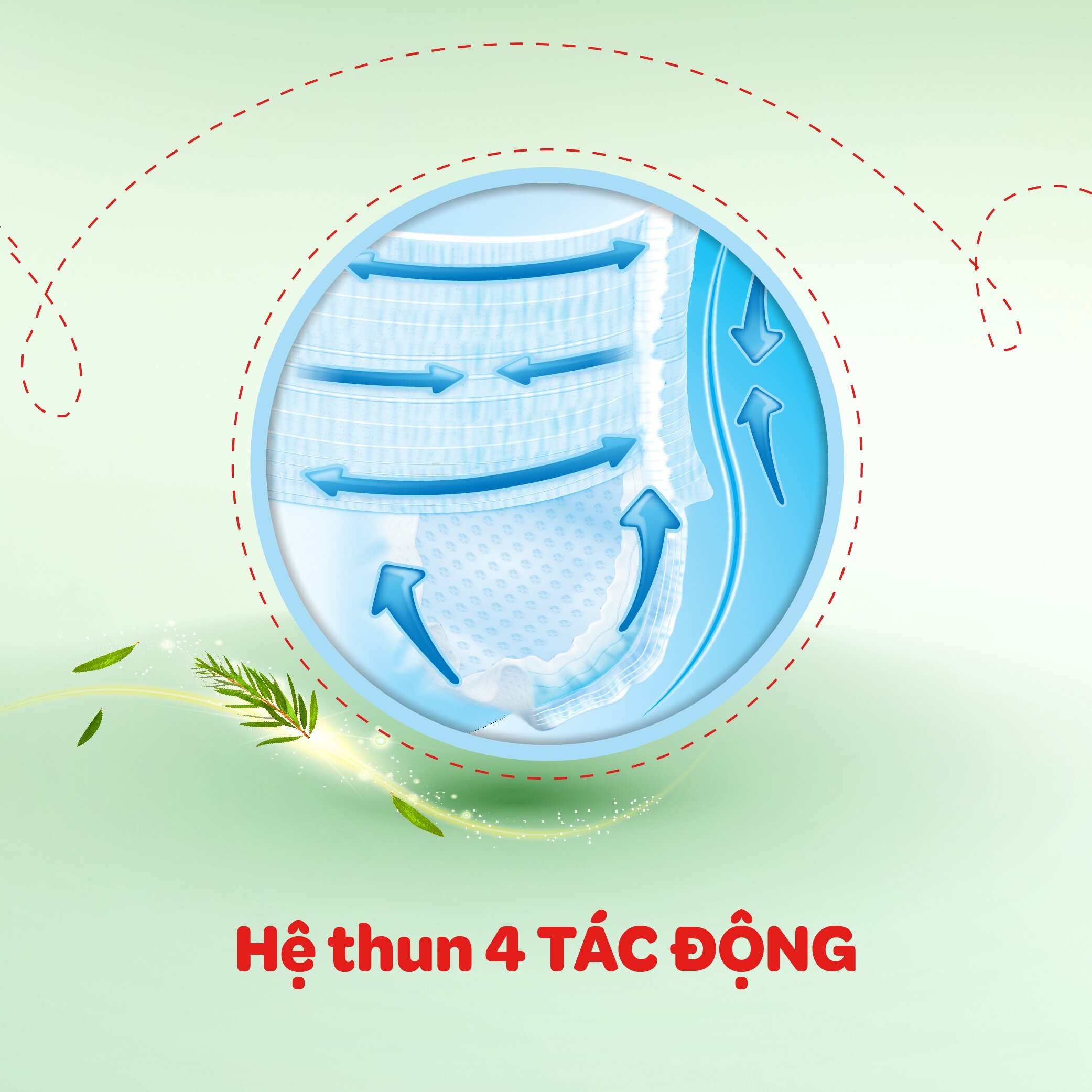 Bỉm - Tã quần Huggies size M 76 miếng (cho bé 6 - 11kg)