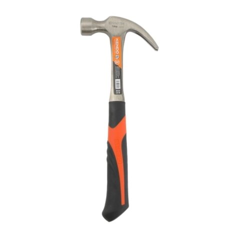 Búa nhổ đinh nguyên khối 450g/16oz tay cầm bọc nhựa Kendo - 25151