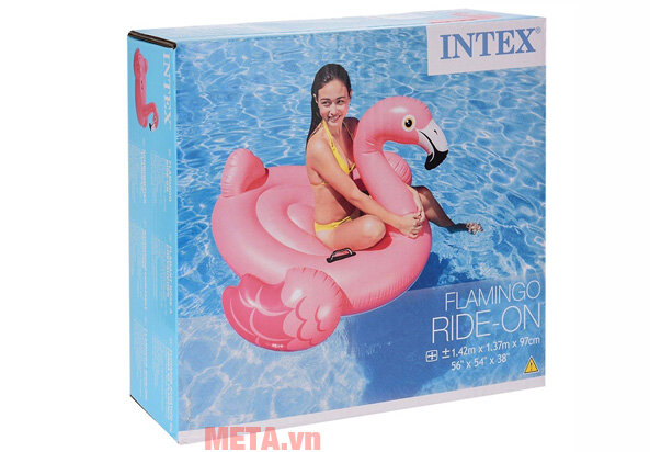 Phao bơi cao cấp hồng hạc Intex 57558