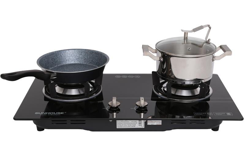 Bếp gas âm kính Sunhouse SHB5546MT Bếp gas âm kính Sunhouse SHB5546MT