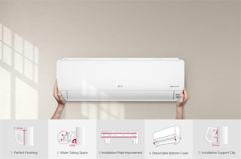 Điều hòa 2 chiều inverter LG B18END 18.000BTU Dual Cool