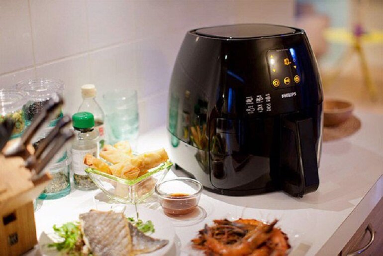 nồi chiên không dầu Philips combo HD9247