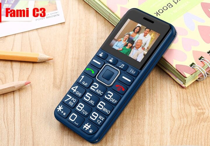 Điện thoại Masstel Fami C3 Black