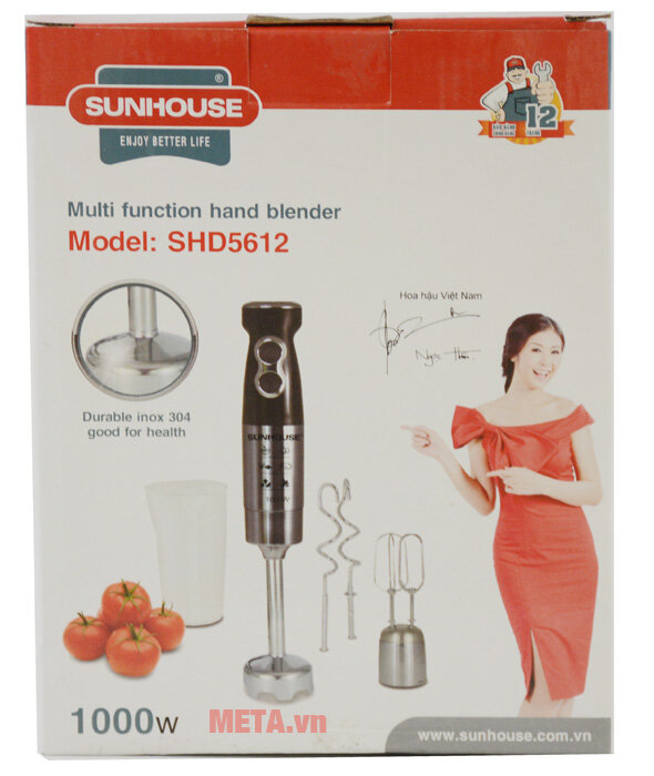Máy xay cầm tay Sunhouse SHD5612