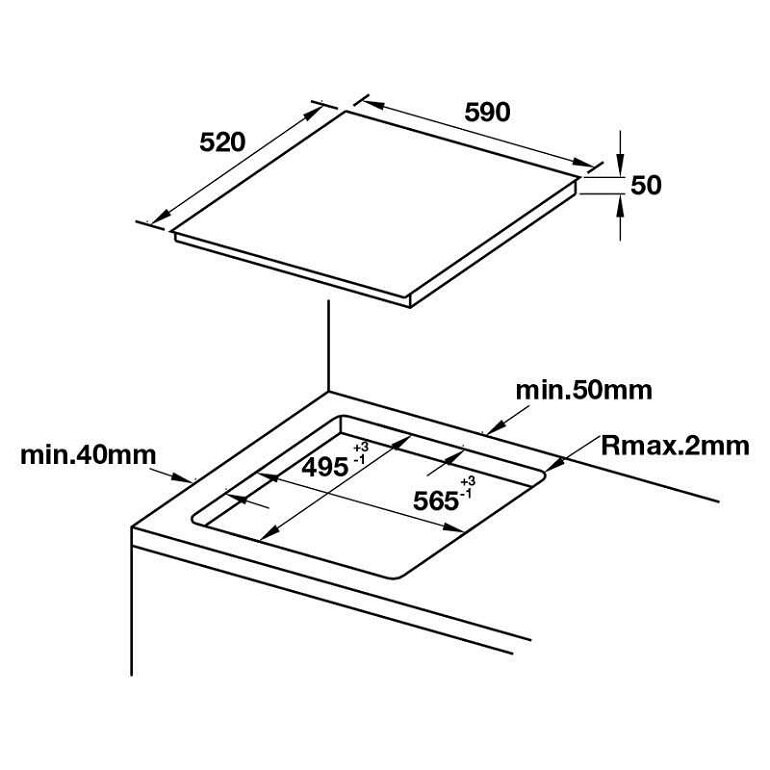 bếp từ 4 vùng nấu hafele hc-if60a