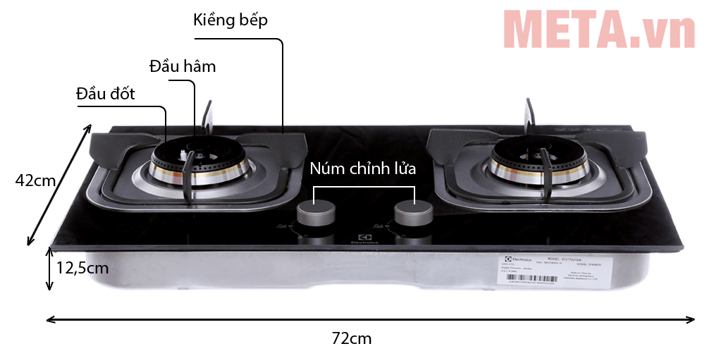 Bếp ga âm Electrolux EGT7221EK