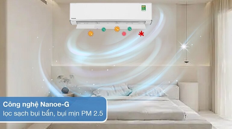 Cảm biến độ ẩm Humidity sensor trên điều hòa Panasonic Inverter 24000 BTU 1 chiều XU24ZKH-8