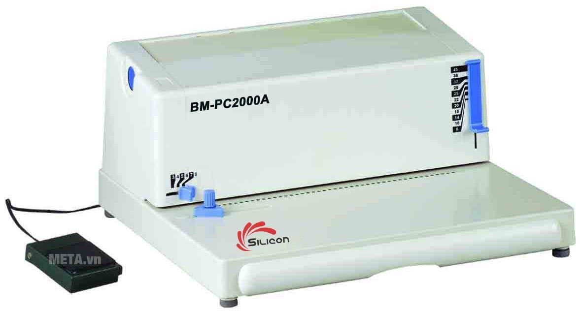 Máy đóng sách gáy xoắn cuộn Silicon BM-PC2000A Máy đóng sách gáy xoắn cuộn Silicon BM-PC2000A