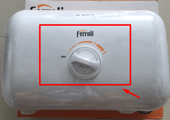 Ferroli RITA có khả năng điều chỉnh 3 mức công suất Ferroli RITA có khả năng điều chỉnh 3 mức công suất
