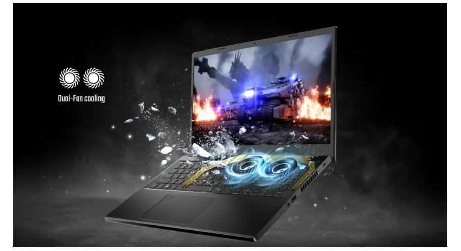 Laptop Acer Gaming Nitro V ANV15-51-53DM (NH.QN9SV.007) (i5-13420H/16GB RAM/512GB SSD/RTX3050 6GB/15.6 inch FHD 144Hz/Win11/Đen) ảnh 3