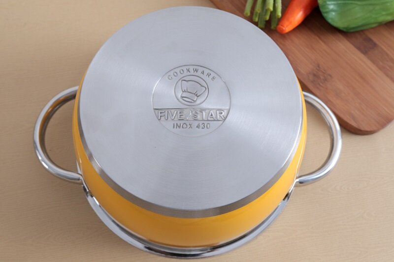 Nồi inox 3 đáy 16 cm Fivestar N16-3DM Nồi inox 3 đáy 16 cm Fivestar N16-3DM