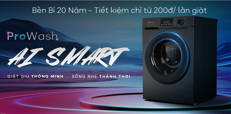 Máy giặt Casper Inverter 9kg WF-D95VGR1