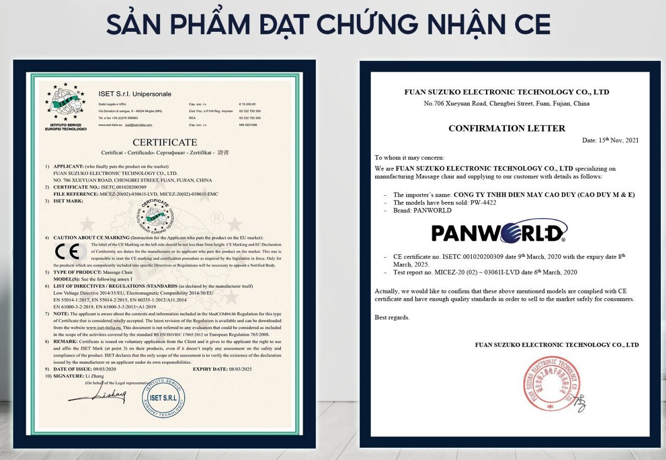 Ghế massage Panworld