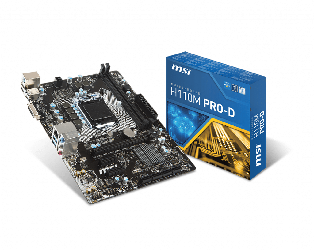 Main MSI H110M PRO-D (Chipset Intel H110/ Socket LGA1151/ VGA onboard)