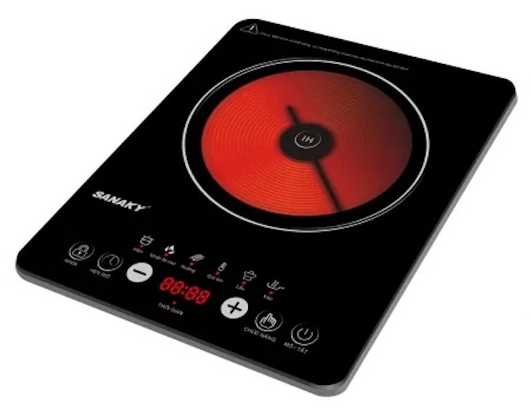 Bếp hồng ngoại Sanaky SNK-2018HG được trang bị nhiều tính năng