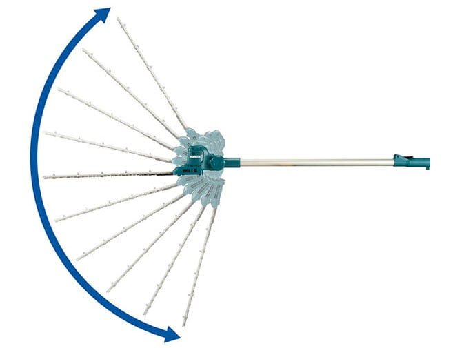 Máy tỉa hàng rào chỉnh được lưỡi cắt ở nhiều góc độ Makita DUN461WZ