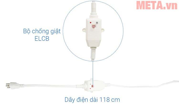 Bình nóng lạnh Ariston AN2 15 Top Wifi có bộ chống giật ELCB Bình nóng lạnh gián tiếp