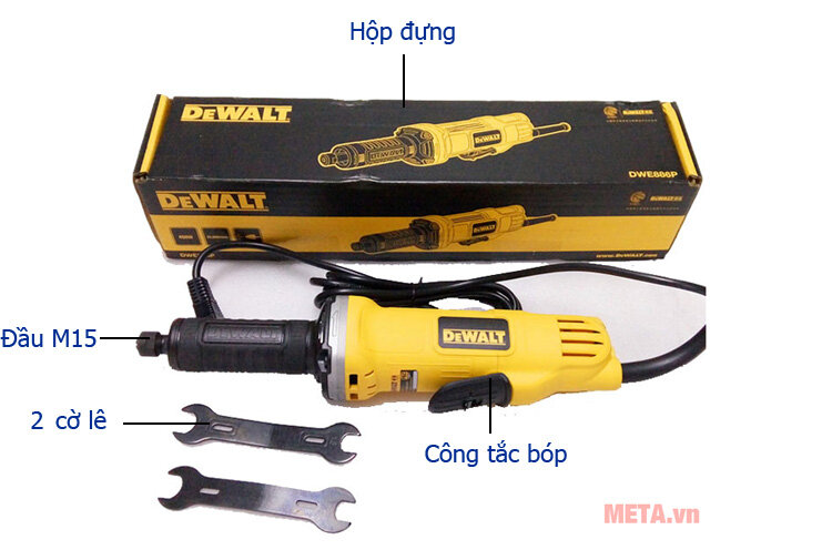 Máy mài thẳng DeWalt DWE886P