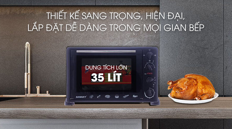 Lò nướng Sanaky VH359S 35 lít