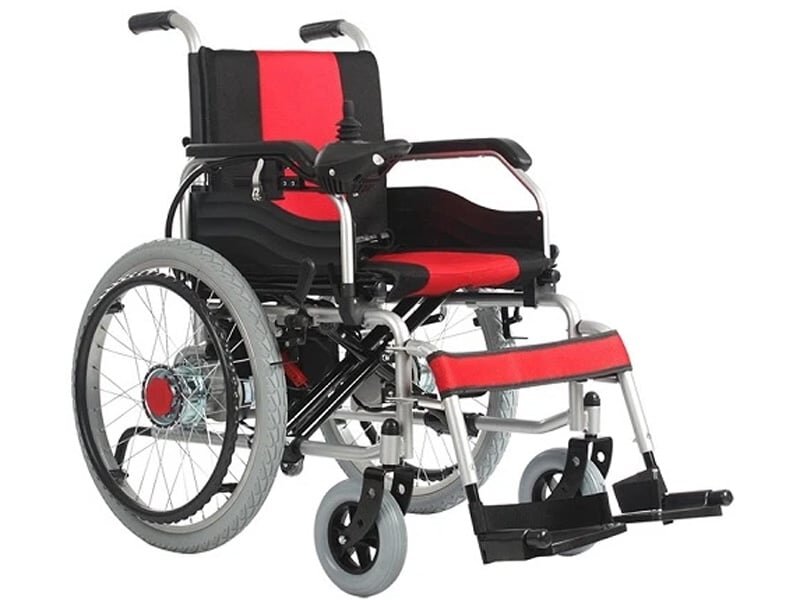 Hình ảnh xe lăn điện bánh đặc D301