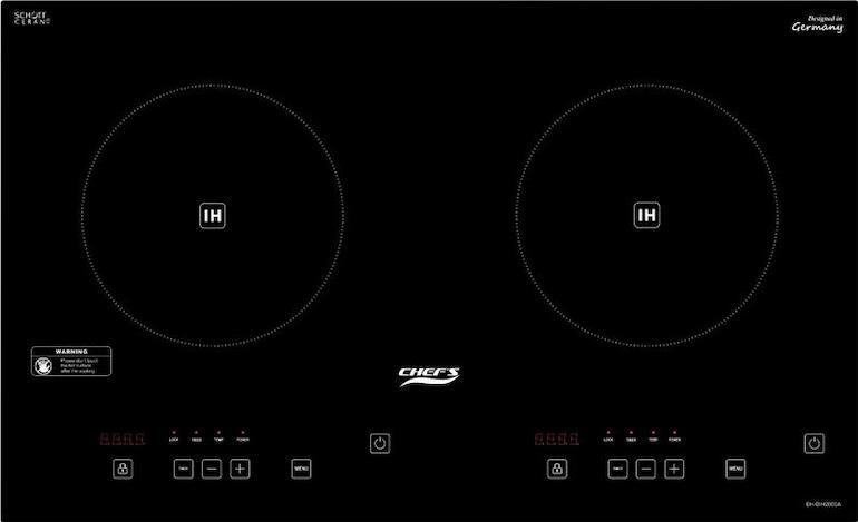 Bếp từ Chef's EH-DIH2000A (DIH 2000A) - Bếp đôi 2 Thiết kế của bếp từ đôi Chef's eh-dih2000a