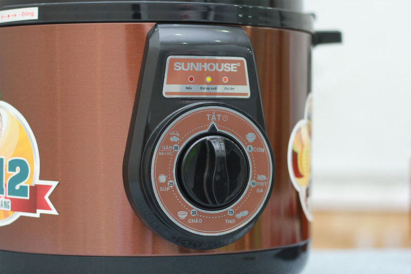 Nồi áp suất điện Sunhouse SHD-1552 5.0 lít Nồi áp suất điện Sunhouse SHD-1552 5.0 lít