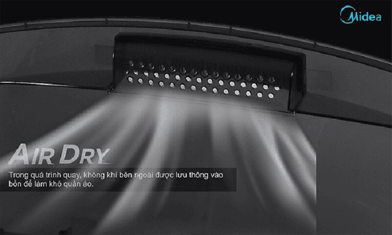 Máy giặt Midea 8.5 kg MAS8501 sấy gió