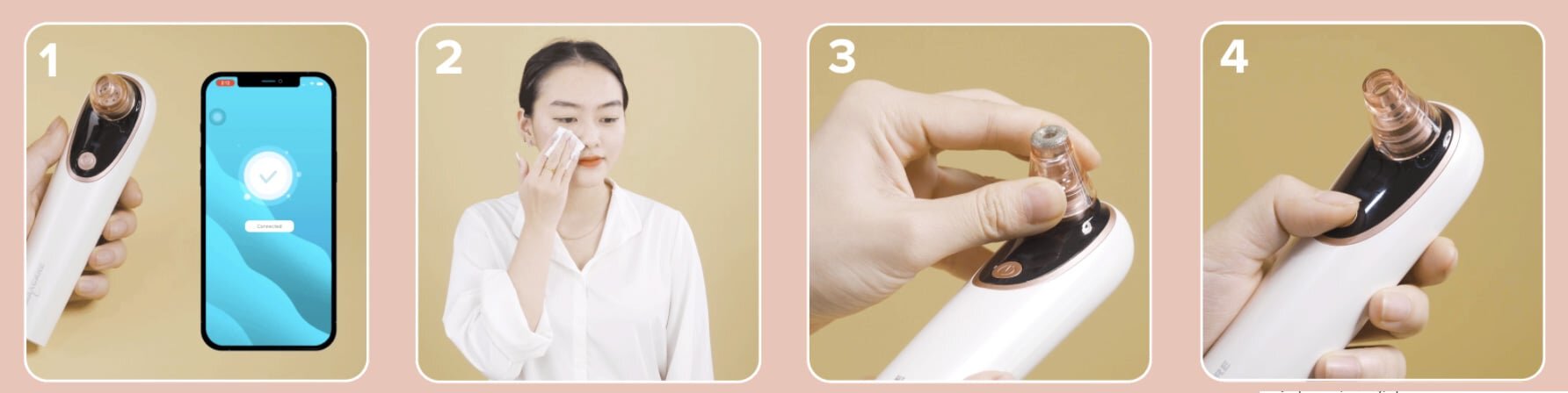 Các bước sử dụng thiết bị