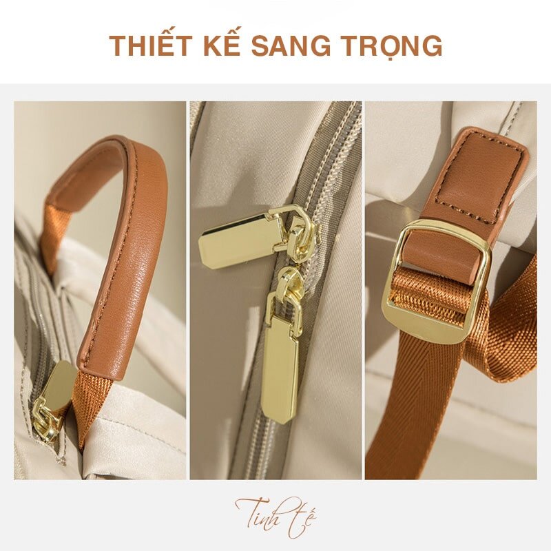 Balo laptop nữ thời trang 14 inch GUBAG GB-BL63 Màu be