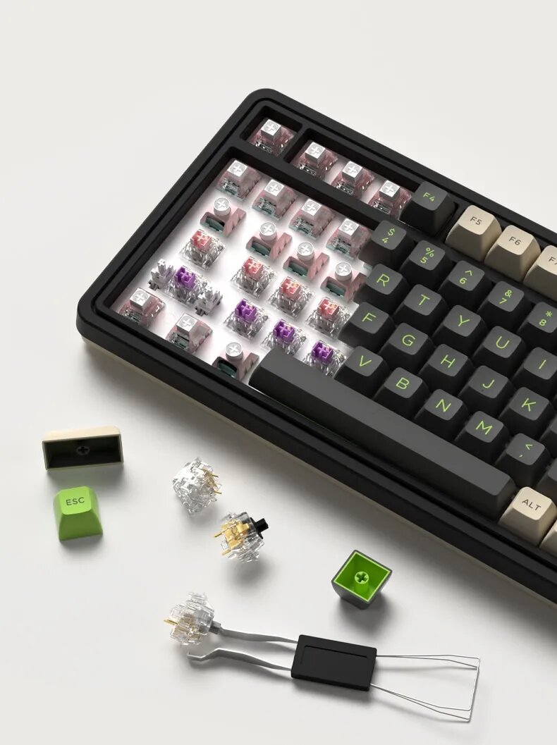 Bàn phím cơ FL-Esports CMK75SAM Lake Placid Blue 3 mode 5