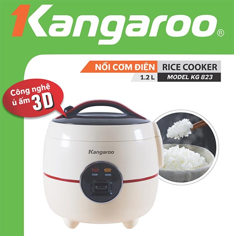 Nồi cơm điện Kangaroo 1.2L KG823
