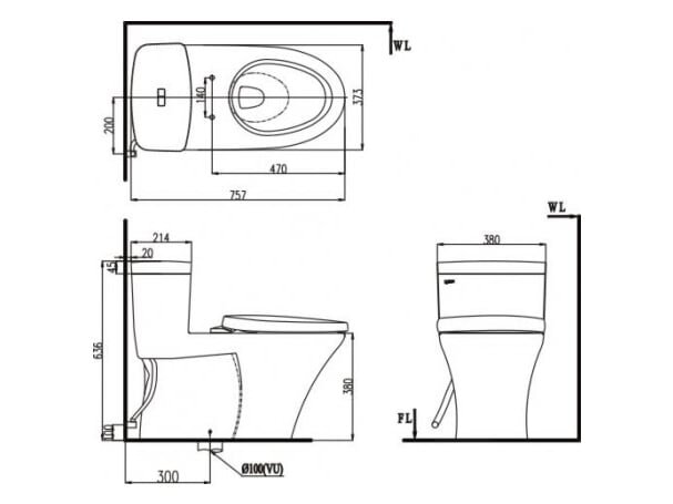 Bồn cầu nắp rửa thông minh