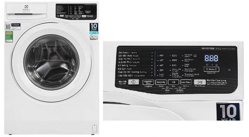 Máy giặt Electrolux Inverter 10 kg EWF1025DQWB 2 Máy Giặt Electrolux Inverter 10 kg EWF1025DQWB thiết kế