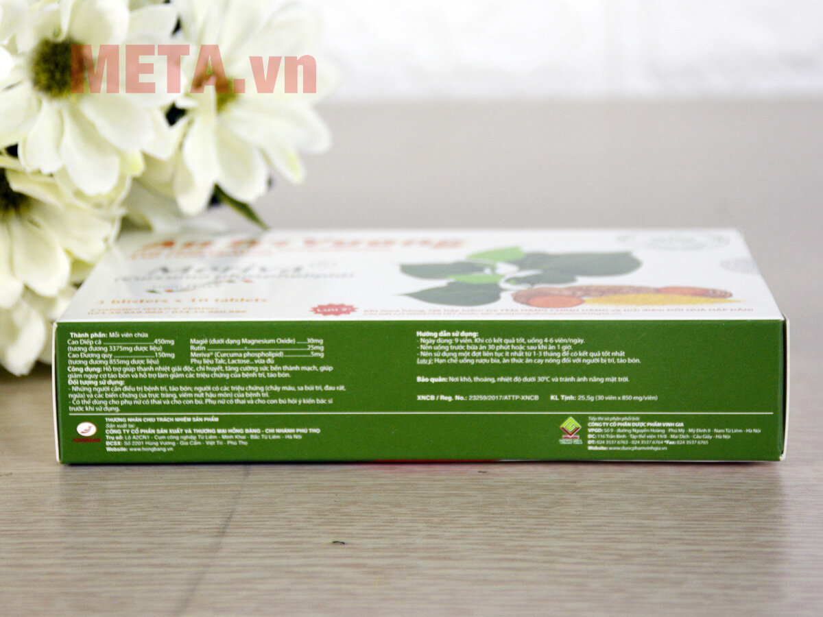 An Trĩ Vương (Hộp 30 viên) - Hỗ trợ điều trị và phòng ngừa bệnh trĩ