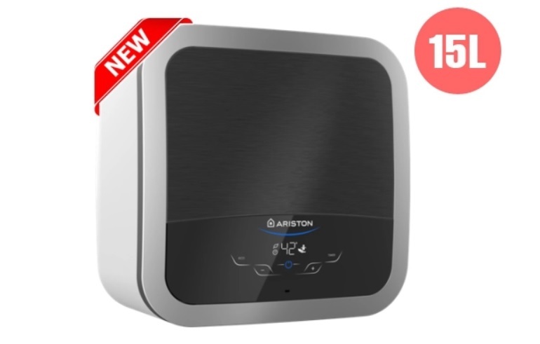 Thiết kế bình nóng lạnh Ariston ANDRIS2 TOP WIFI 15L hiện đại với nhiều tính năng thông minh