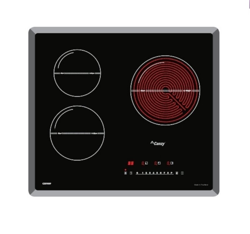 Bếp từ hồng ngoại âm 3 vùng nấu Canzy CZ 67GHP 